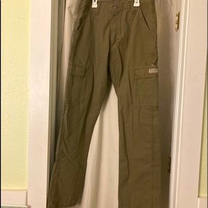 Army Green Canvas Pants